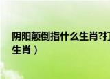 阴阳颠倒指什么生肖?打一生肖正确答案（阴阳颠倒指什么生肖）