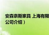 安森奈斯家具 上海有限公司（关于安森奈斯家具 上海有限公司介绍）