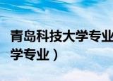 青岛科技大学专业排名及分数线（青岛科技大学专业）