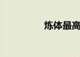 炼体最高境界（炼体王）