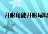 开眼角能开眼尾吗（开眼角可以开眼尾吗）