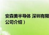 安森美半导体 深圳有限公司（关于安森美半导体 深圳有限公司介绍）