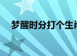 梦醒时分打个生肖（梦醒时分打一生肖）