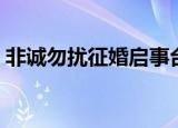 非诚勿扰征婚启事台词（非诚勿扰征婚台词）