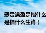 恶贯满盈是指什么生肖指龙正确吗（恶贯满盈是指什么生肖）