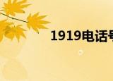 1919电话号码（1919电话）