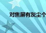 对焦屏有灰尘个人能解决吗（对焦屏）