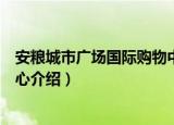 安粮城市广场国际购物中心（关于安粮城市广场国际购物中心介绍）