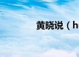 黄晓说（huangxiaoshuo）