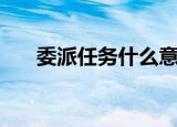 委派任务什么意思（委派任务哪里交）