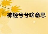 神经兮兮啥意思（神经兮兮是什么意思）