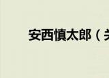 安西慎太郎（关于安西慎太郎介绍）