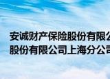 安诚财产保险股份有限公司上海分公司（关于安诚财产保险股份有限公司上海分公司介绍）