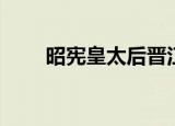 昭宪皇太后晋江小说（昭宪皇太后）