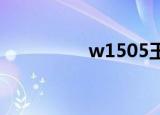 w1505玉米种（w150）