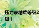 压力表精度等级2.5什么意思（压力表精度等级）