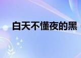 白天不懂夜的黑（白天不懂爷的黑是谁）