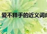 爱不释手的近义词成语（爱不释手的近义词）
