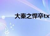 大秦之悍卒txt下载（大秦之悍卒）