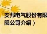 安邦电气股份有限公司（关于安邦电气股份有限公司介绍）