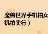 魔兽世界手机拍卖行为什么要关（魔兽世界手机拍卖行）