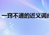 一窍不通的近义词成语（一窍不通的近义词）