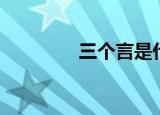 三个言是什么字（三个言）