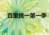 百里挑一第一季（谁能百里挑一第一期）