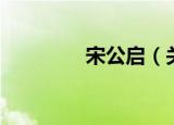 宋公启（关于宋公启介绍）