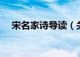 宋名家诗导读（关于宋名家诗导读介绍）
