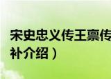 宋史忠义传王禀传补（关于宋史忠义传王禀传补介绍）