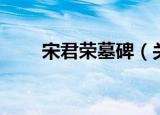 宋君荣墓碑（关于宋君荣墓碑介绍）
