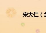 宋大仁（关于宋大仁介绍）