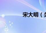 宋大明（关于宋大明介绍）