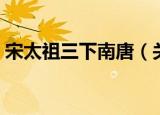 宋太祖三下南唐（关于宋太祖三下南唐介绍）
