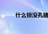什么锁没孔猜一字（什么锁没孔）