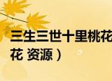三生三世十里桃花资源高清（三生三世十里桃花 资源）