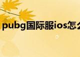 pubg国际服ios怎么登录（pubg国际服ios）