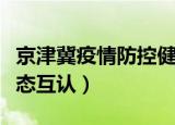京津冀疫情防控健康状况互认（京津冀健康状态互认）
