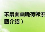 宋扇面画晚荷郭索图（关于宋扇面画晚荷郭索图介绍）