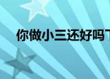 你做小三还好吗下载（你做小三还好吗）