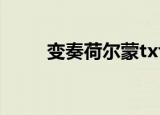 变奏荷尔蒙txt新浪（变奏荷尔蒙）