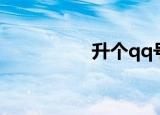 升个qq号（升请qq号）