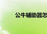 公牛辅助器怎么注册（公牛辅助）