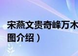 宋燕文贵奇峰万木图（关于宋燕文贵奇峰万木图介绍）