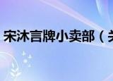 宋沐言牌小卖部（关于宋沐言牌小卖部介绍）