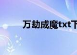 万劫成魔txt下载焚琴（万劫成魔）