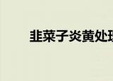 韭菜子炎黄处理方法（韭菜子炎黄）