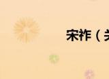宋祚（关于宋祚介绍）