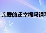 亲爱的还幸福吗钢琴简谱（亲爱的还幸福吗）